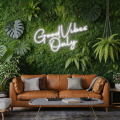 Good Vibes Only LED Neon Sign Light