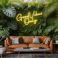 Good Vibes Only LED Neon Sign Light