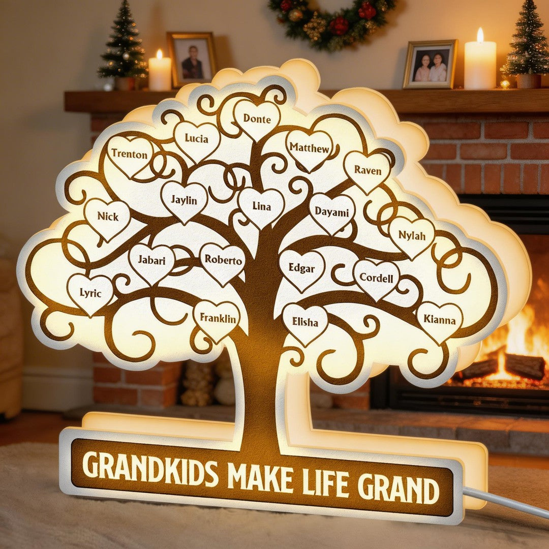 Grandkids Make Life Grand - Personalized Light Box