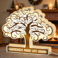Grandkids Make Life Grand - Personalized Light Box