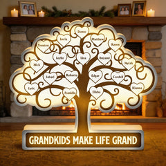 Grandkids Make Life Grand - Personalized Light Box