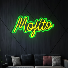 Green Mojito Neon Sign Led Light Up Wall Art