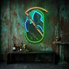 Grim Reaper LED Neon Sign Light Pop Art