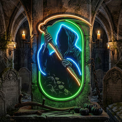 Grim Reaper LED Neon Sign Light Pop Art