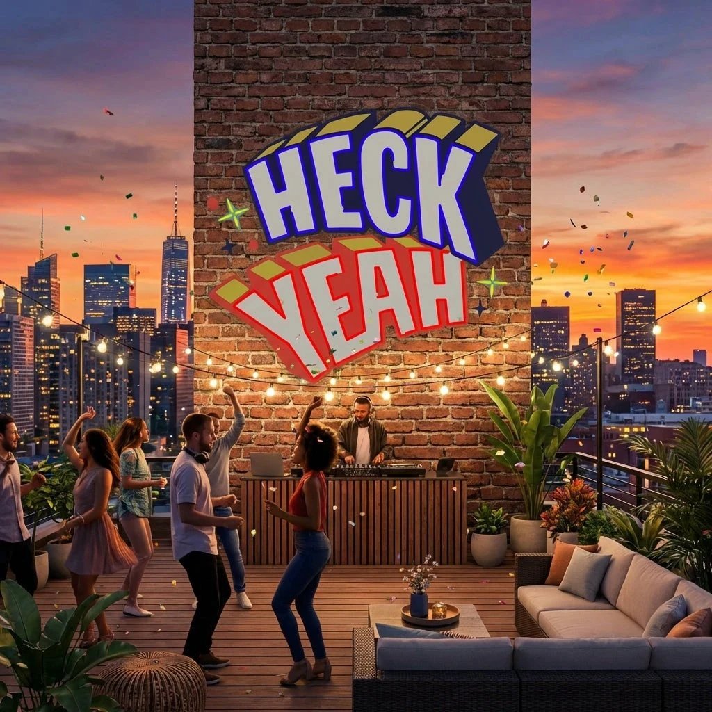 Heck Yeah Artwork Led Neon Sign Light