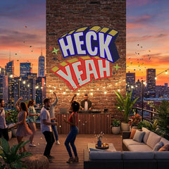 Heck Yeah Artwork Led Neon Sign Light