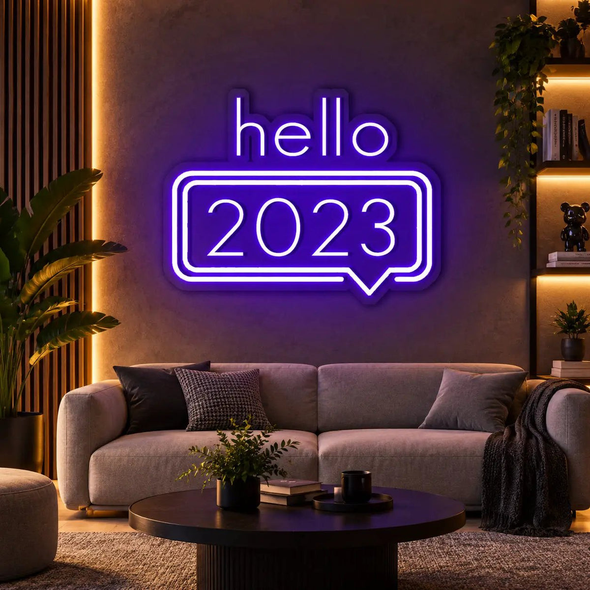 HELLO 2023 Neon Sign