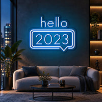 HELLO 2023 Neon Sign