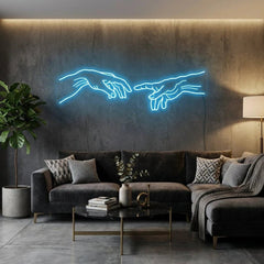 Hand Of God Led Neon Sign Light