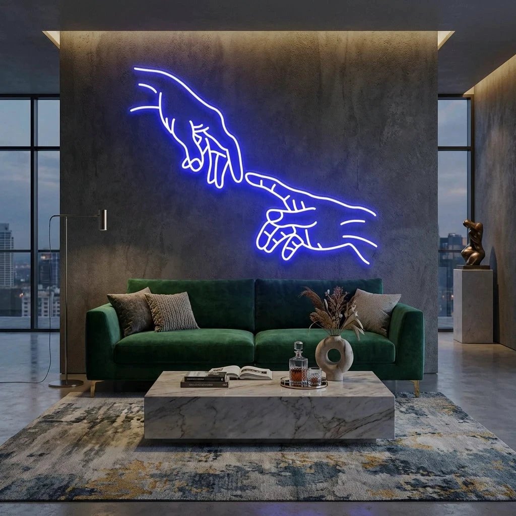 Hand Of God Led Neon Sign Light