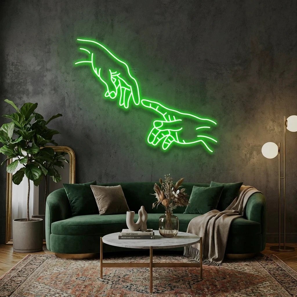 Hand Of God Led Neon Sign Light