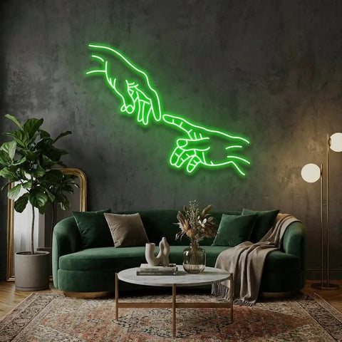 Hand Of God Led Neon Sign Light