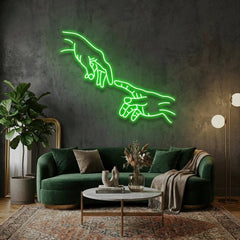 Hand Of God Led Neon Sign Light
