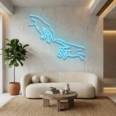 Hand Of God Led Neon Sign Light