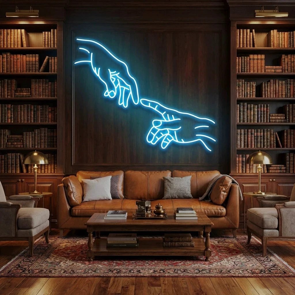 Hand Of God Led Neon Sign Light