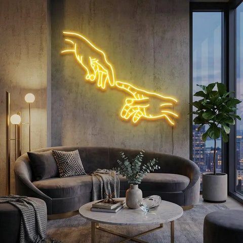 Hand Of God Led Neon Sign Light
