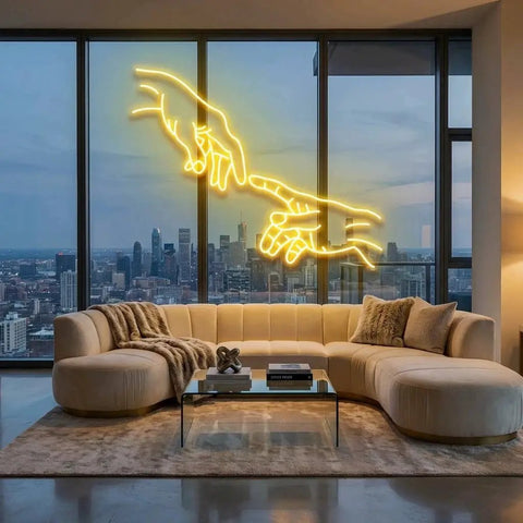 Hand Of God Led Neon Sign Light