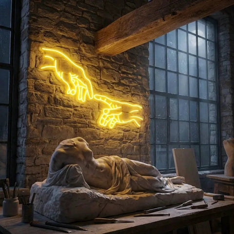 Hand Of God Led Neon Sign Light