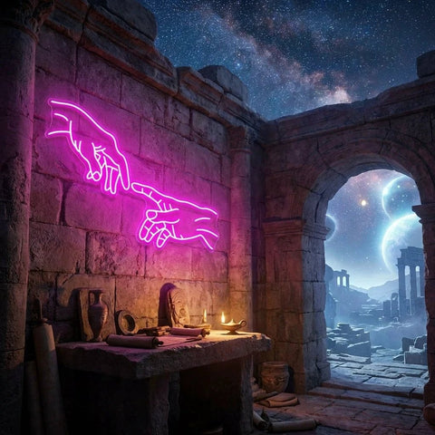 Hand Of God Led Neon Sign Light