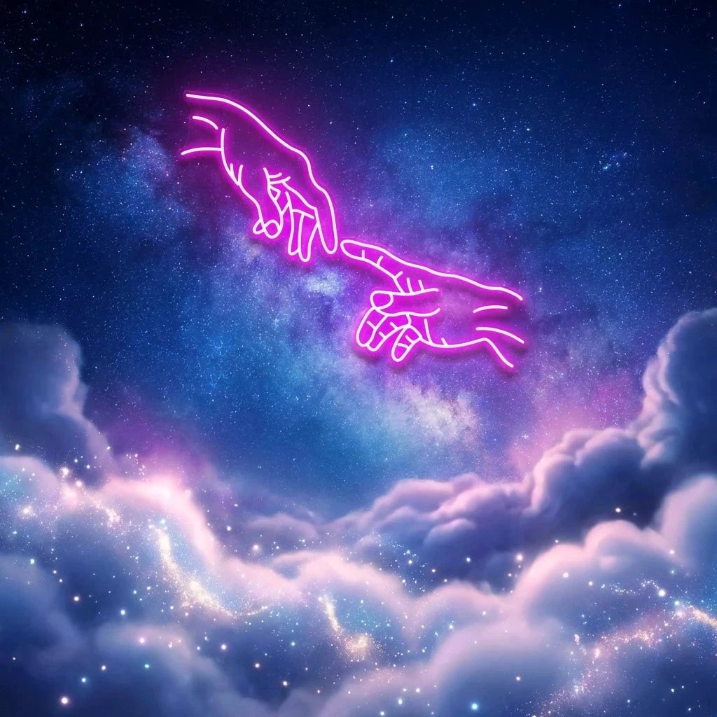 Hand Of God Led Neon Sign Light