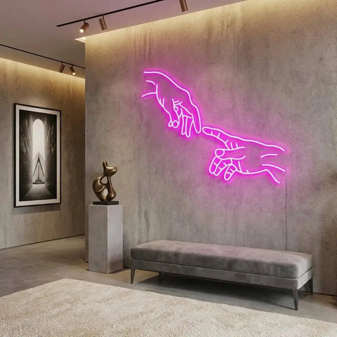 Hand Of God Led Neon Sign Light