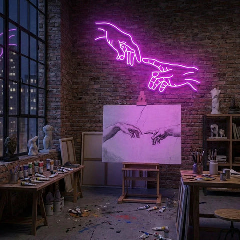 Hand Of God Led Neon Sign Light