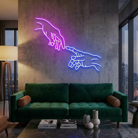 Hand Of God Led Neon Sign Light
