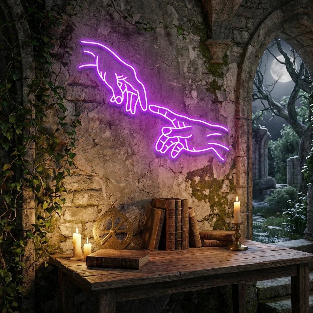 Hand Of God Led Neon Sign Light