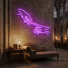 Hand Of God Led Neon Sign Light