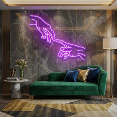 Hand Of God Led Neon Sign Light