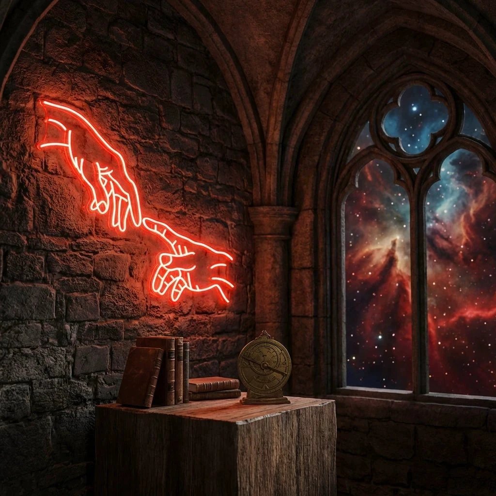 Hand Of God Led Neon Sign Light