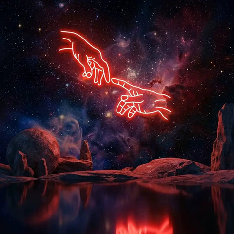 Hand Of God Led Neon Sign Light
