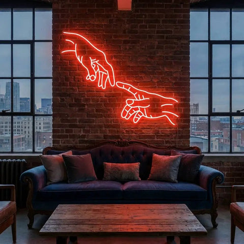 Hand Of God Led Neon Sign Light