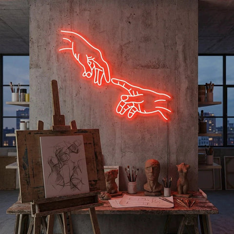 Hand Of God Led Neon Sign Light