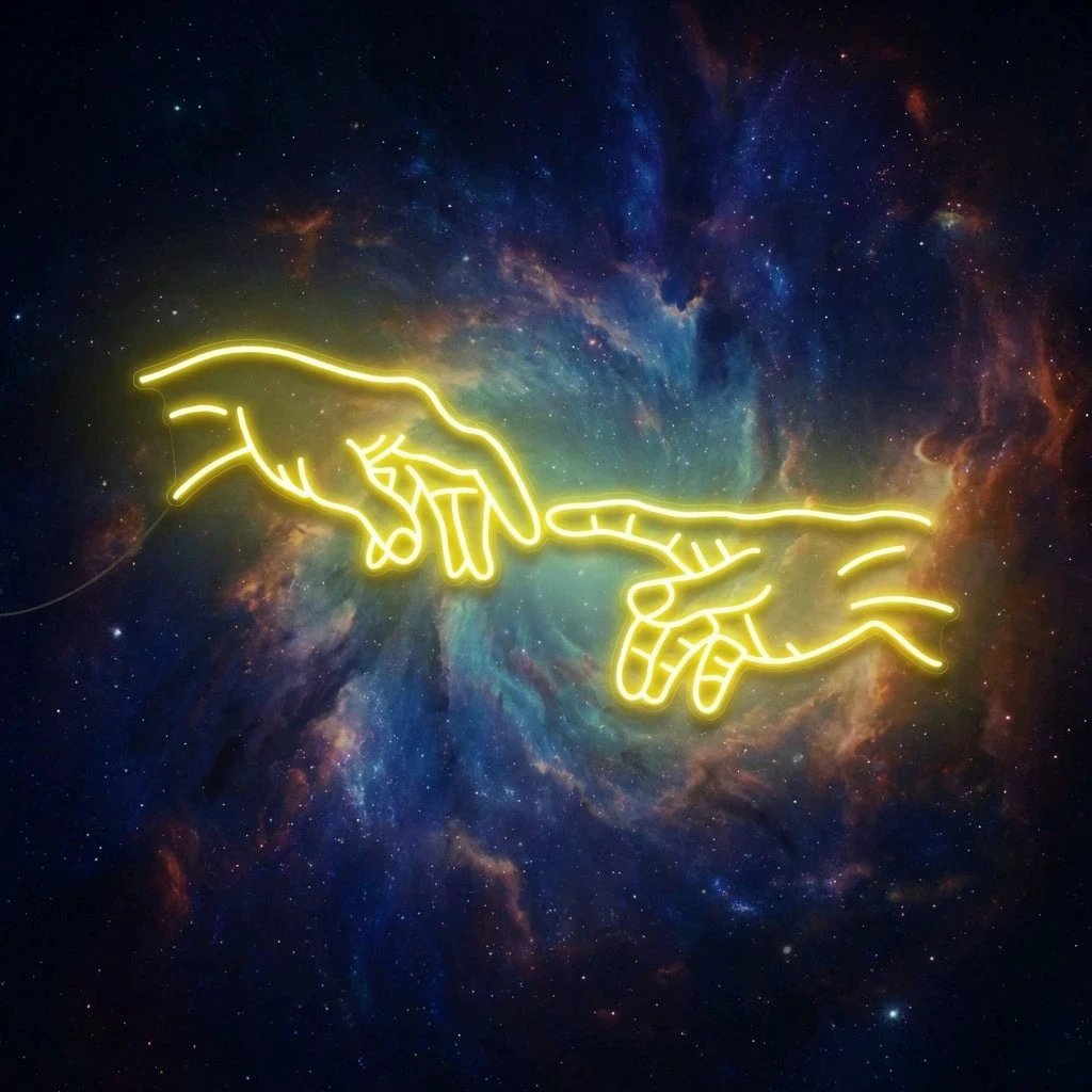 Hand Of God Led Neon Sign Light