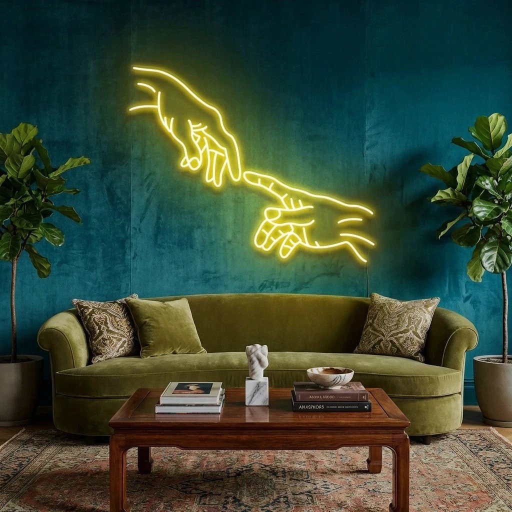 Hand Of God Led Neon Sign Light