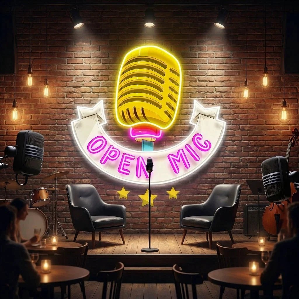 Podcast LED Neon Light - Custom Design for Studio Decoration