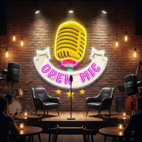 Podcast LED Neon Light - Custom Design for Studio Decoration