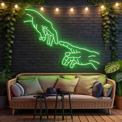 Hand Of God Neon Sign