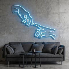 Hand Of God Neon Sign
