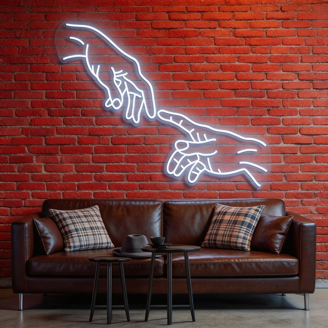 Hand Of God Neon Sign