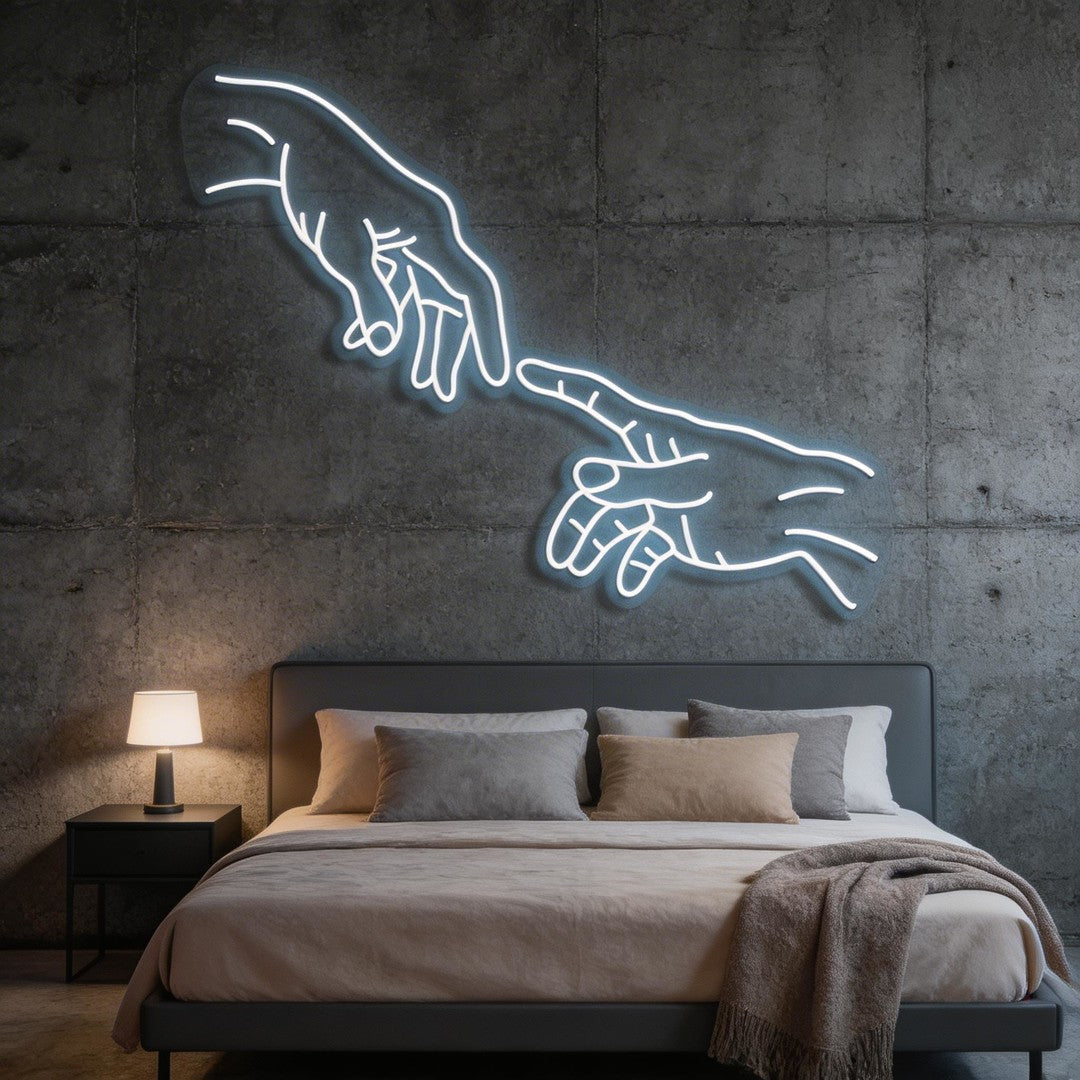 Hand Of God Neon Sign