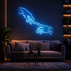 Hand Of God Neon Sign