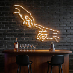Hand Of God Neon Sign