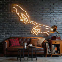 Hand Of God Neon Sign
