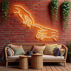 Hand Of God Neon Sign