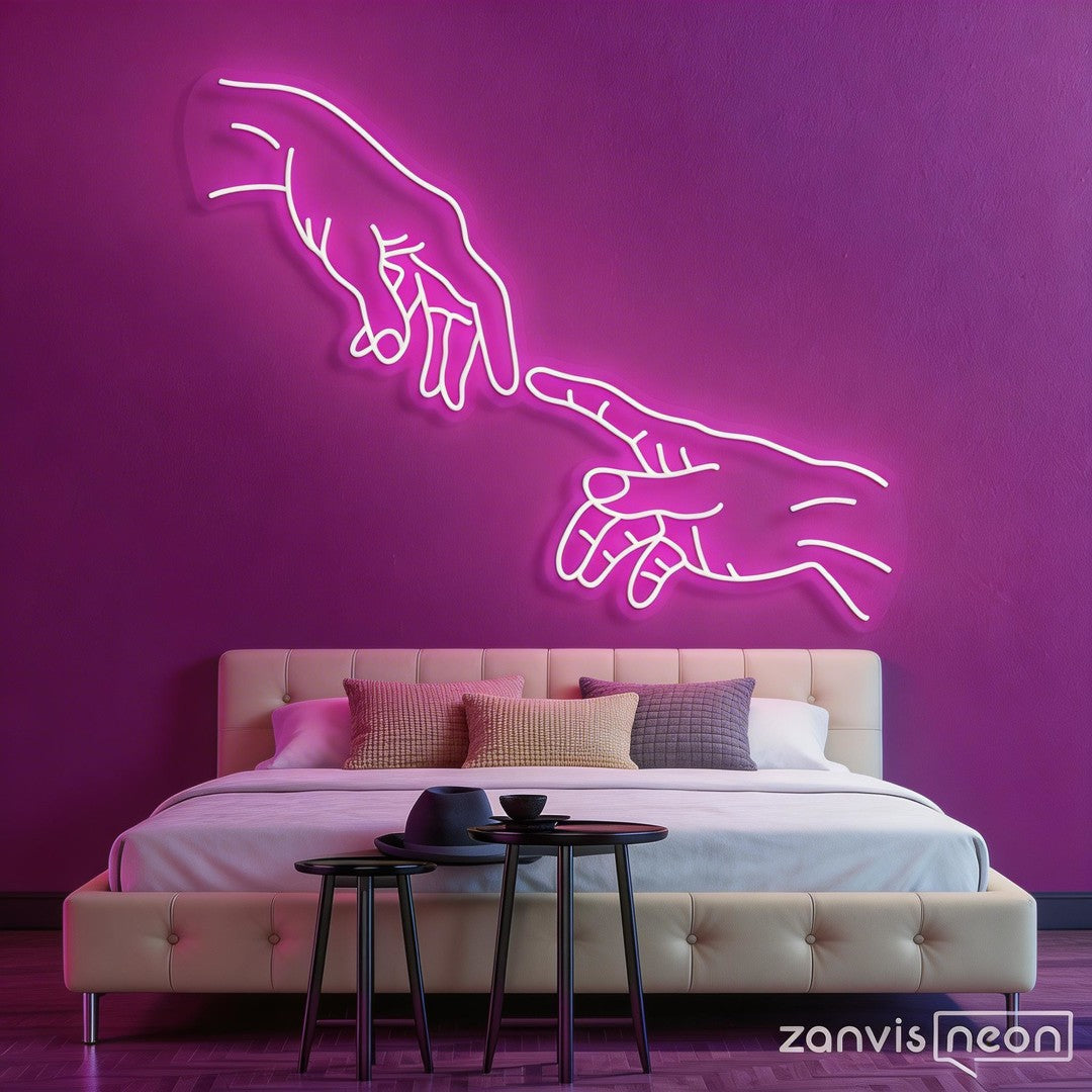 Hand Of God Neon Sign