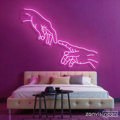 Hand Of God Neon Sign