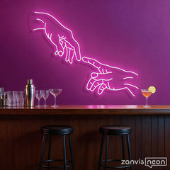 Hand Of God Neon Sign