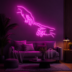 Hand Of God Neon Sign